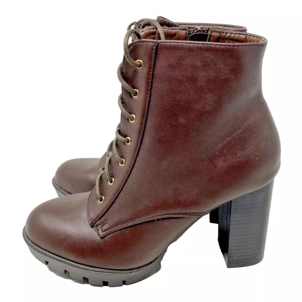 NIB Women Top Moda Bootie Pauley - 1 Brown Sz 8.5
